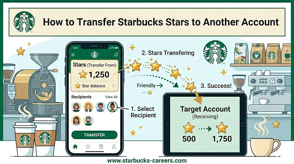 How to Transfer Starbucks Stars to Another Account
