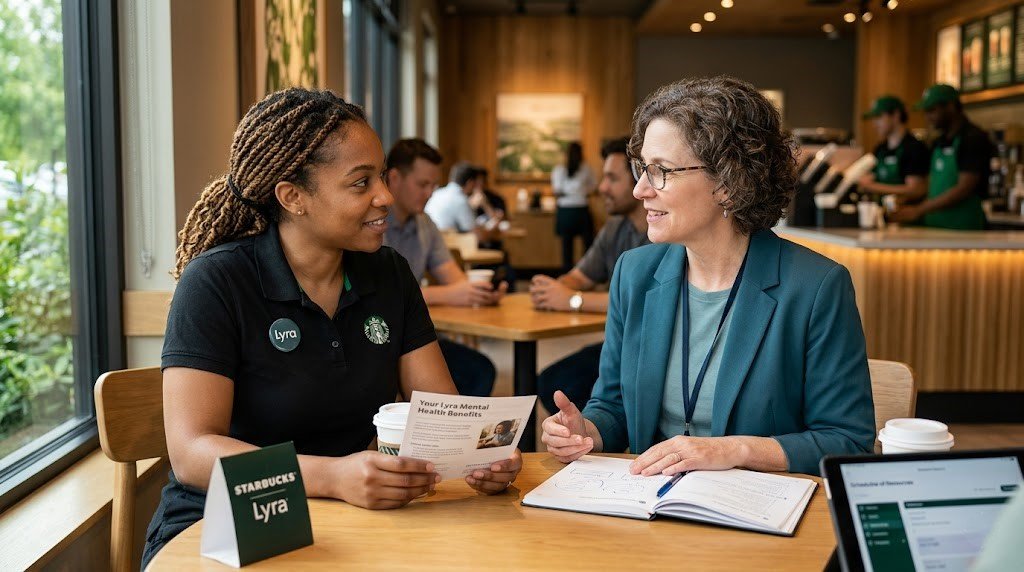 Starbucks Lyra Mental Health Benefit Free Therapy and Counseling Guide
