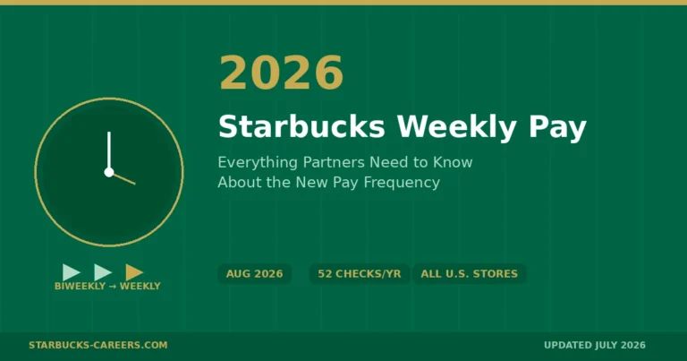 starbucks weekly pay 2026