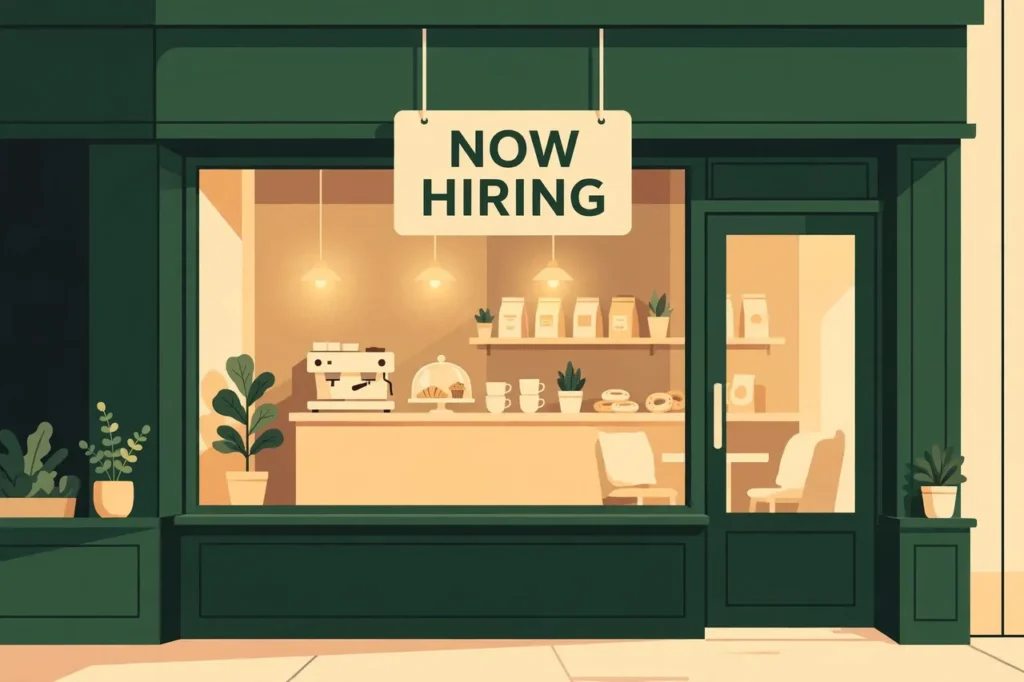 Starbucks storefront — is Starbucks hiring near you in 2026